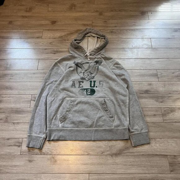 💚 Y2K AMERICAN EAGLE HOODIE 💚 - Picture 1 of 6